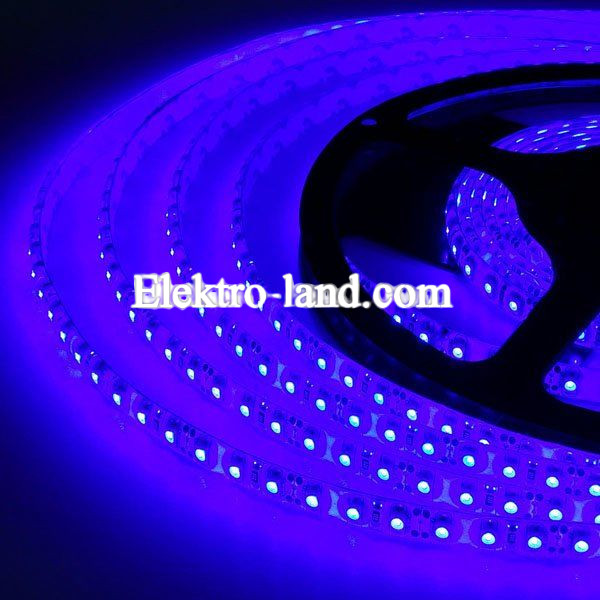 Светодиодная лента синий цвет B-LED 3528-120 B IP65 герметичная, 1м